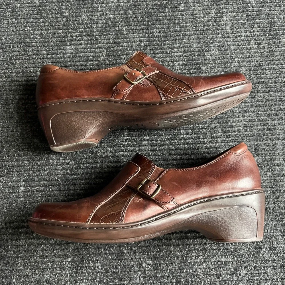 Clarks leather loafers